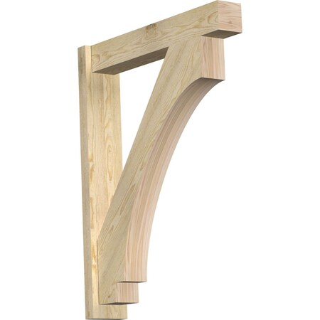 Ekena Millwork Imperial Block Rough Sawn Outlooker, Douglas Fir, 6"W x 32"D x 40"H OUT06X32X40IMP05RDF